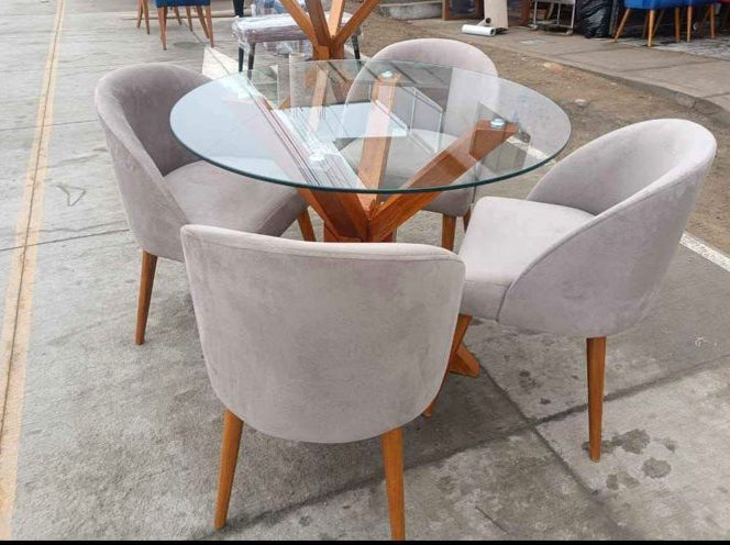 Comedores Vintage (Mesa de vidrio)