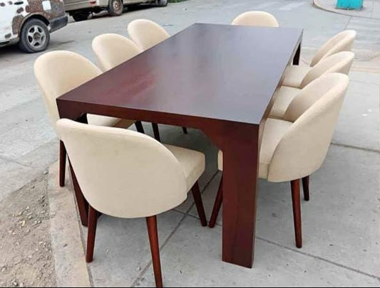Comedor de 8 sillas (Mesa de Madera)