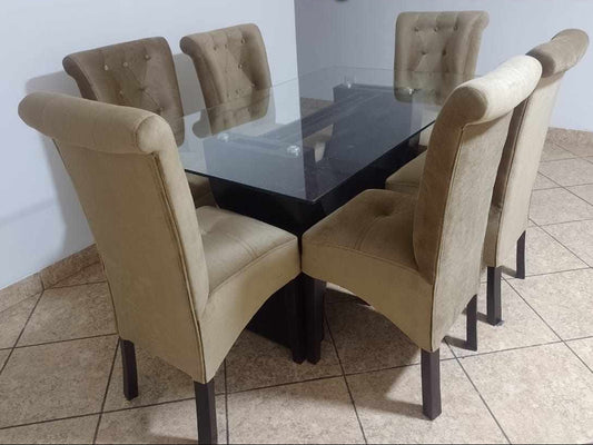 Comedor de 6 sillas estilo Árabe
